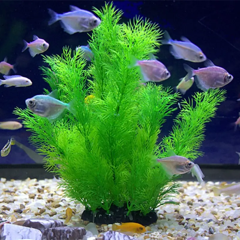 Aquarium Plant Grass - Yapay Akvaryum Dekor Bitkiler Sualtı Su