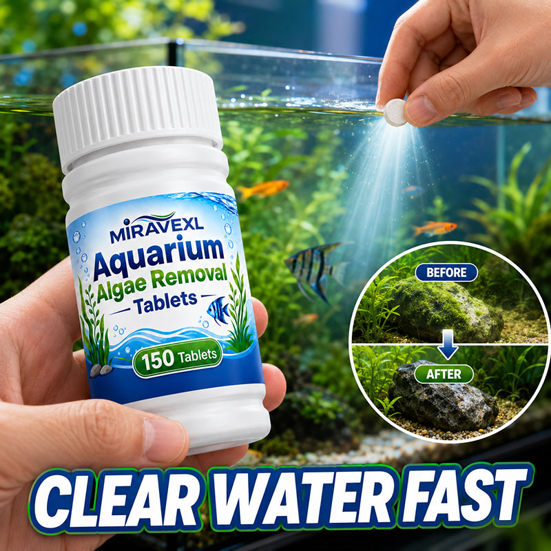 Aquarium Plant Delivery - MIRAVEXL 150 Akvaryum Yosun Giderici Tabletler,