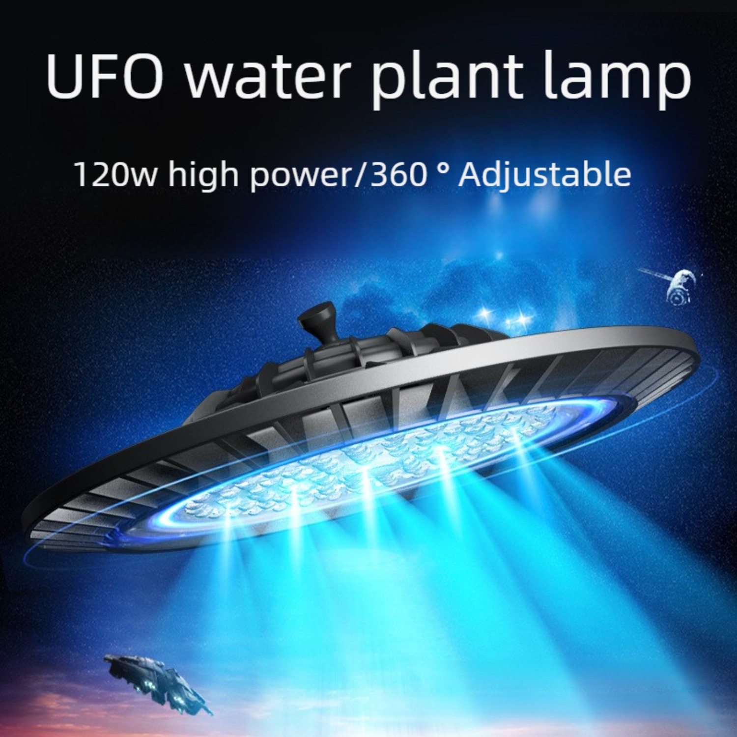 Aquarium Plant Light Spectrum - 120W LED Akvaryum Lambası, Uygulama Kontrolü,