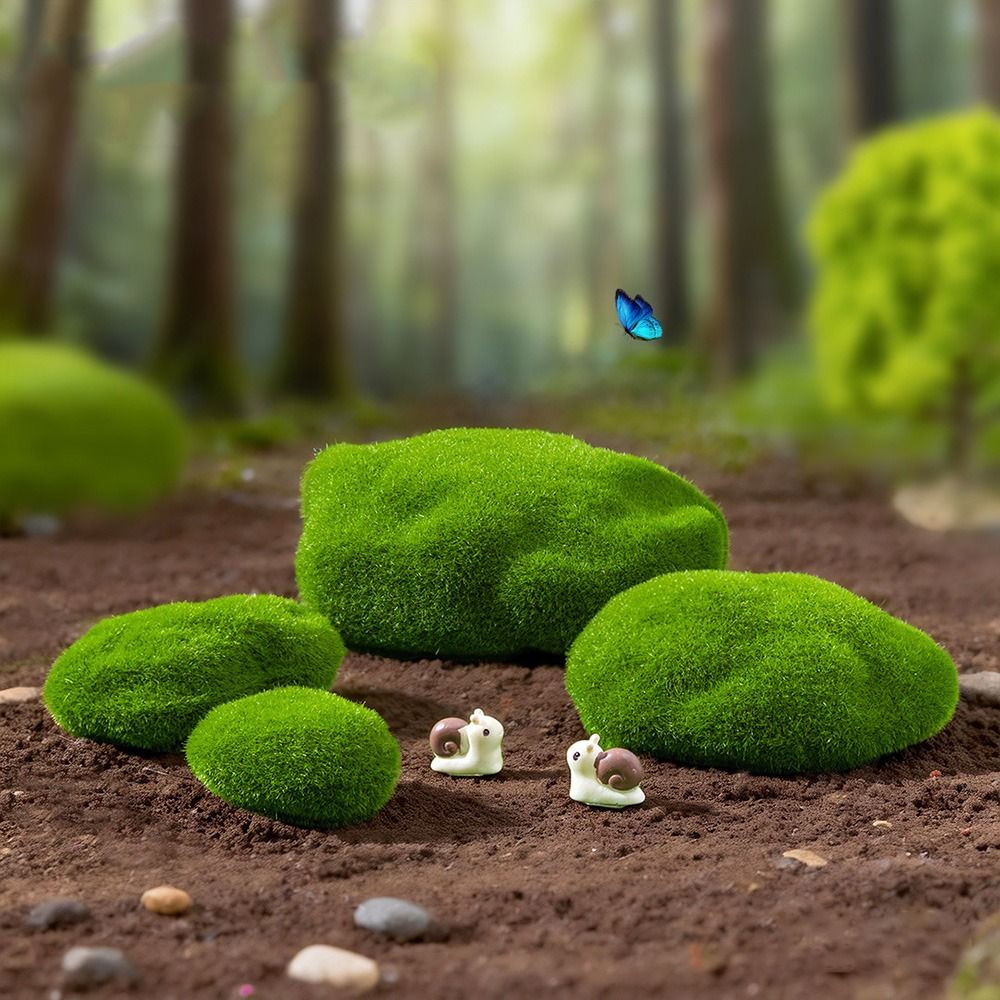 2/4/6/10 adet yeşil yapay yosu - Planted Aquarium With Rocks incelemesi ve fiyatı