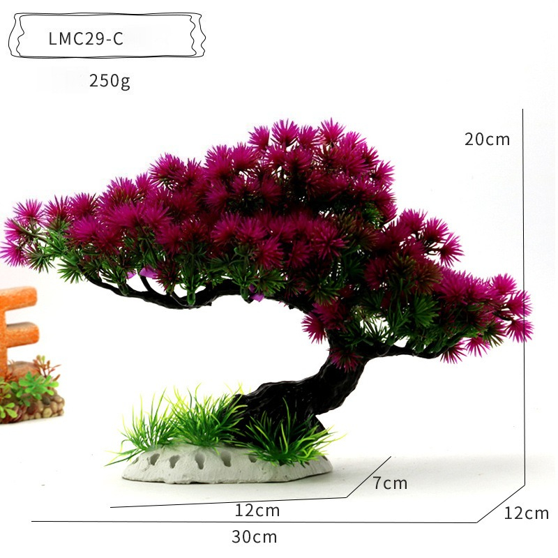 Plastik Su Bitkileri Akvaryum  - Planted Aquarium With Rocks incelemesi ve fiyatı