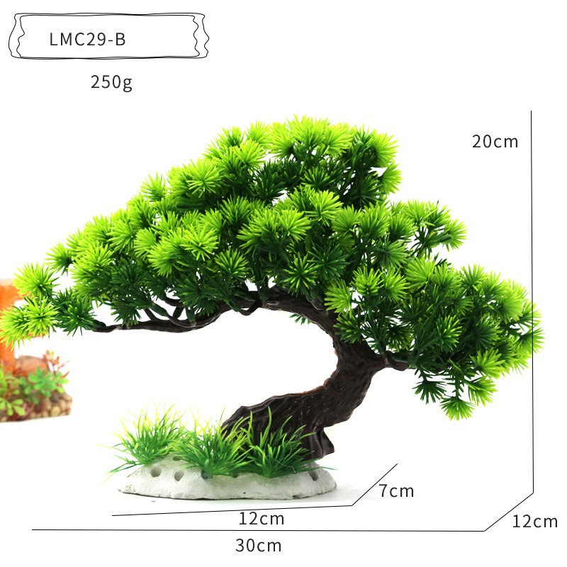 Plastik Su Bitkileri Akvaryum  - Planted Aquarium With Rocks incelemesi ve fiyatı