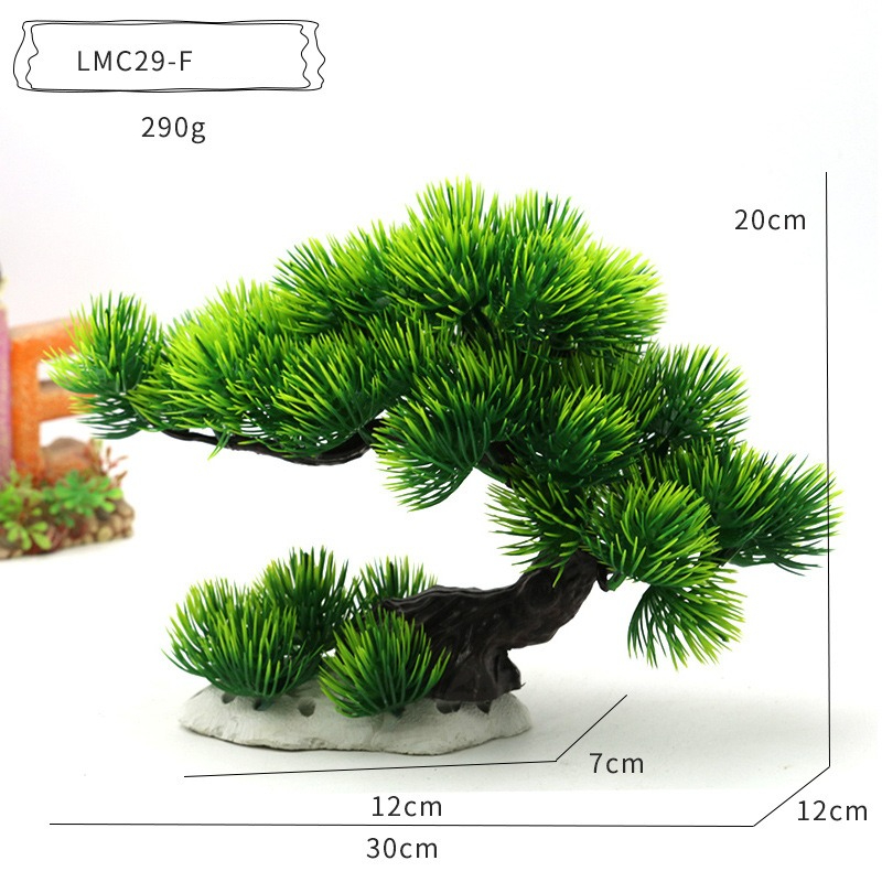 Plastik Su Bitkileri Akvaryum  - Planted Aquarium With Rocks incelemesi ve fiyatı
