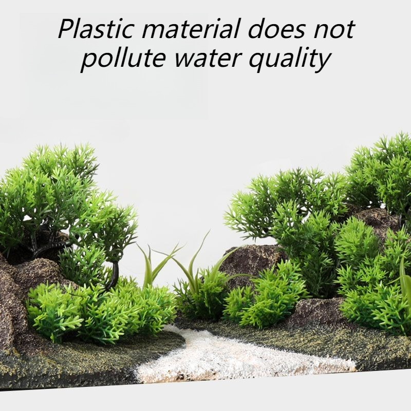 Balık Tankı Dekorasyonu Simüla - Planted Aquarium With Rocks incelemesi ve fiyatı