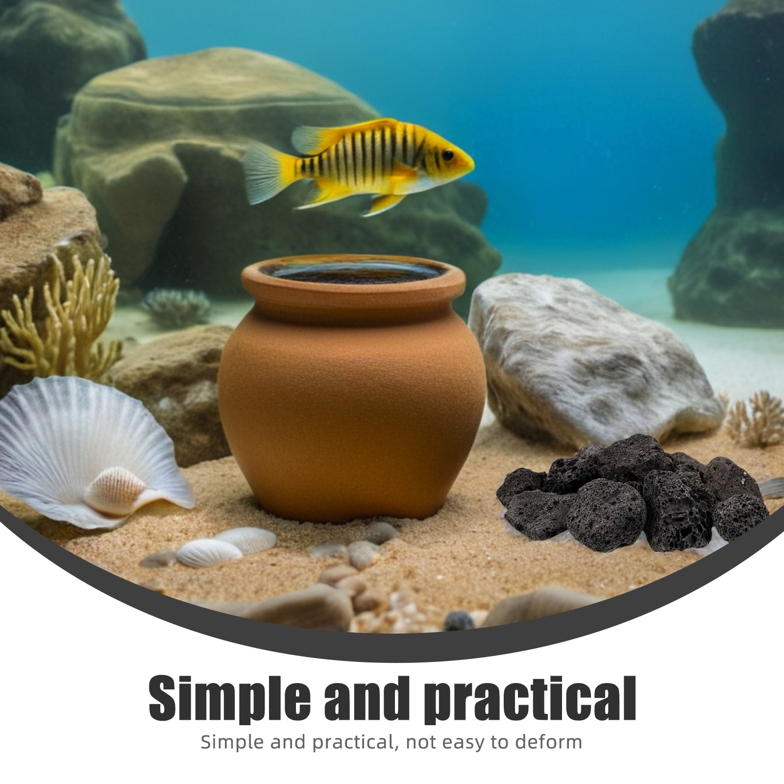 1 Paket Volkanik Taş Dekorasyo - Planted Aquarium With Rocks incelemesi ve fiyatı
