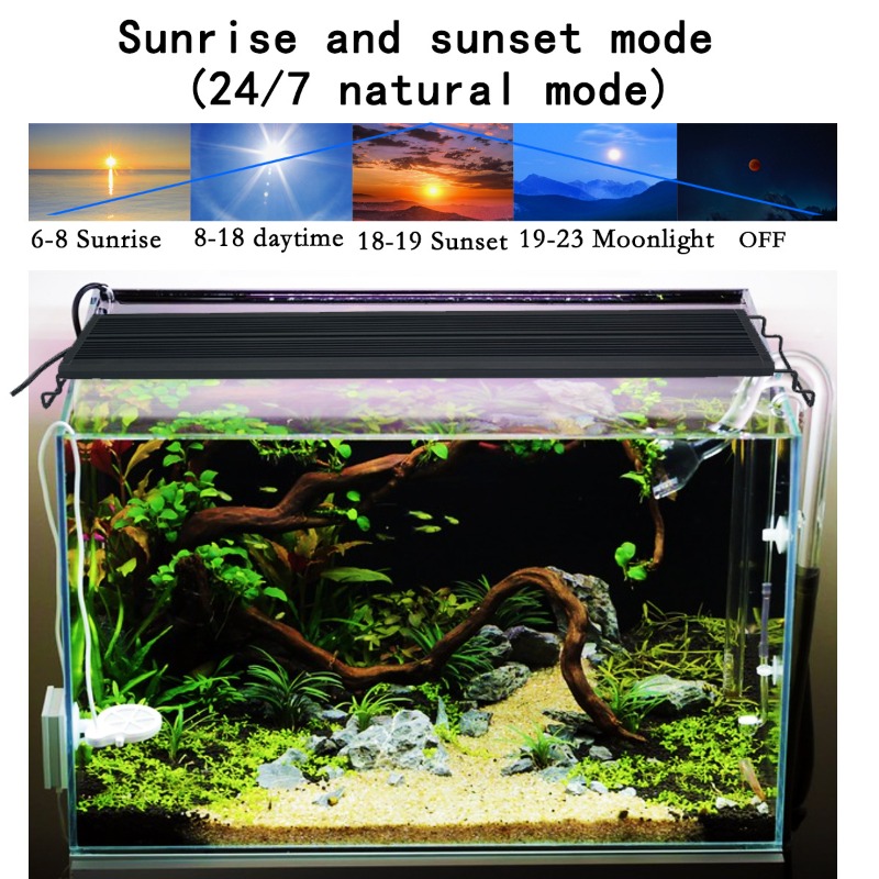 LED Balık Tankı Lambası Tam Sp - Aquarium Plant Light Spectrum incelemesi ve fiyatı