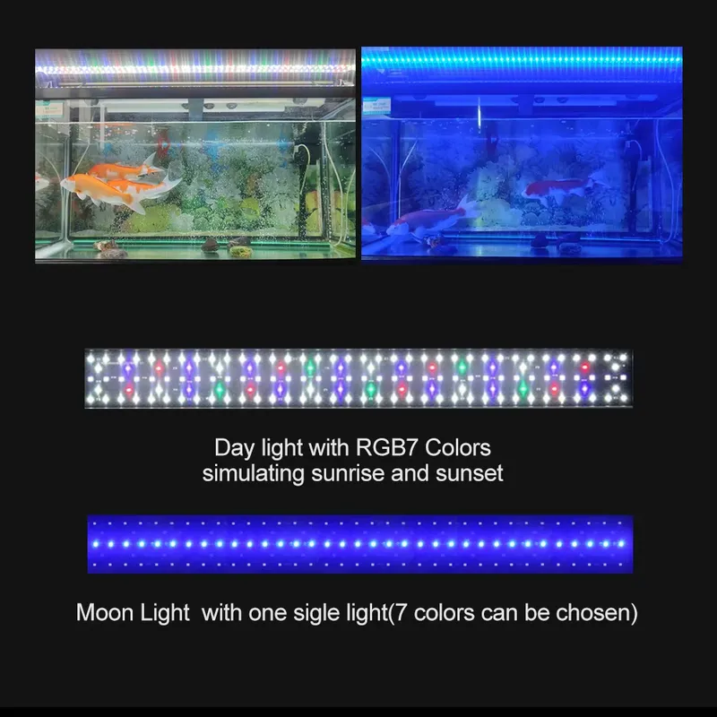 RGB LED Akvaryum Lambası 12-48 - Planted Aquarium Hours incelemesi ve fiyatı