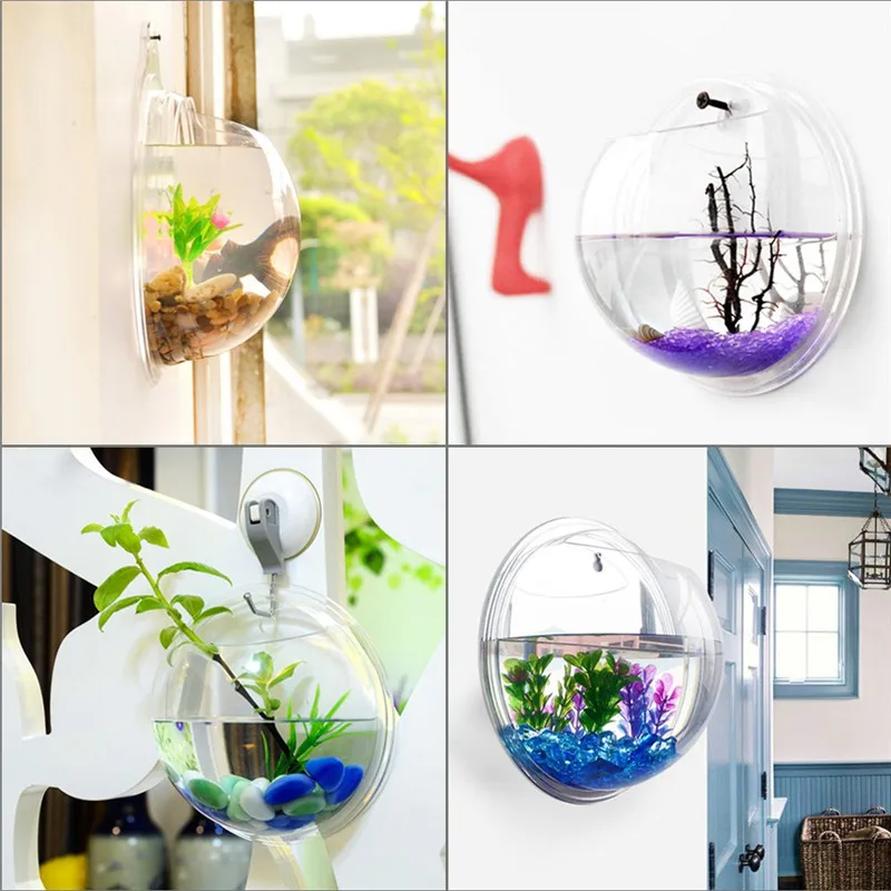 Şeffaf akrilik asılı duvar akv - Aquarium Plant Grass incelemesi ve fiyatı