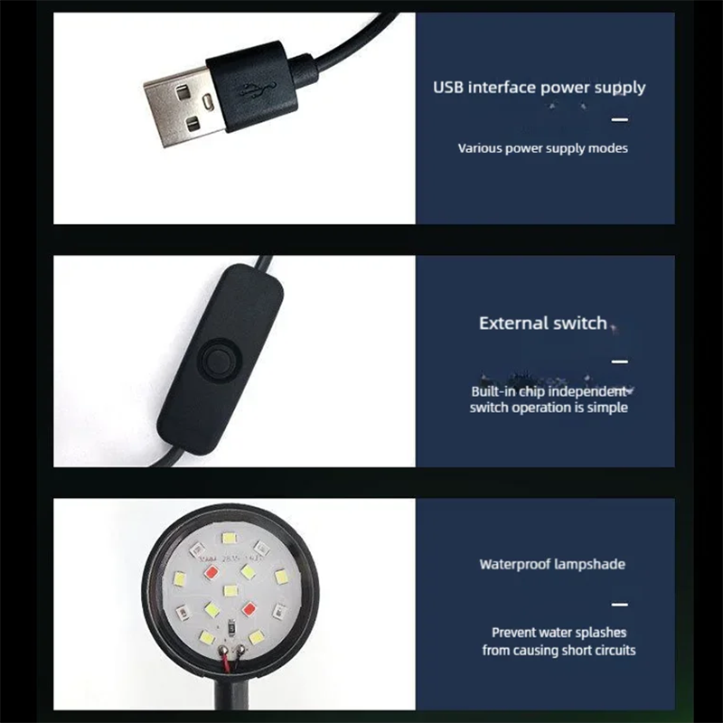USB LED Balık Tankı Klipsli La - Aquarium Plant Growth Light incelemesi ve fiyatı