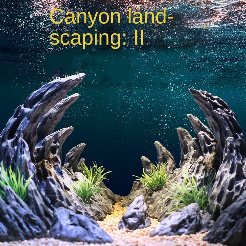 Akvaryum süslemeleri için balı - Planted Aquarium With Rocks incelemesi ve fiyatı